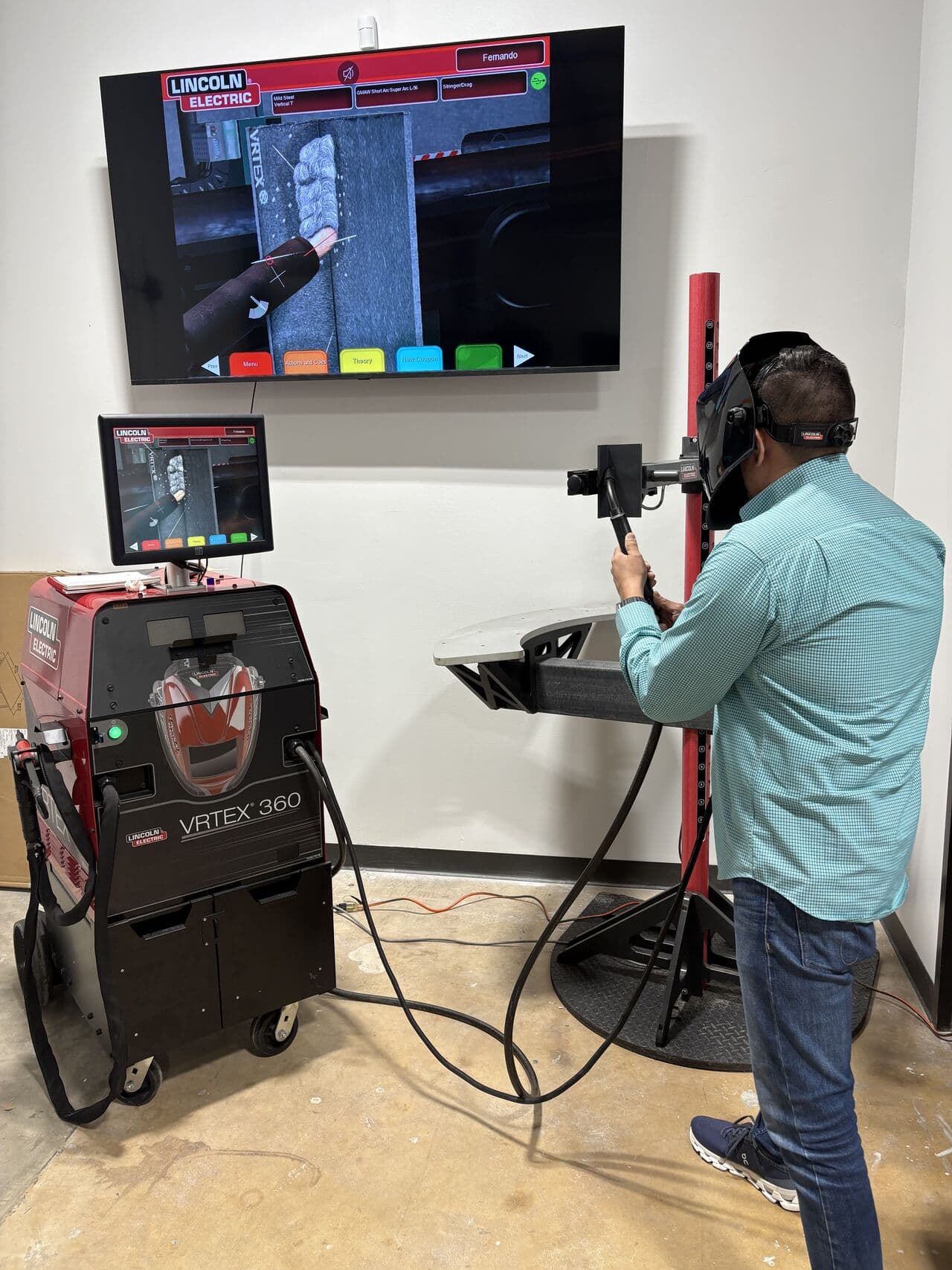 Students in training