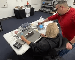 Students in training